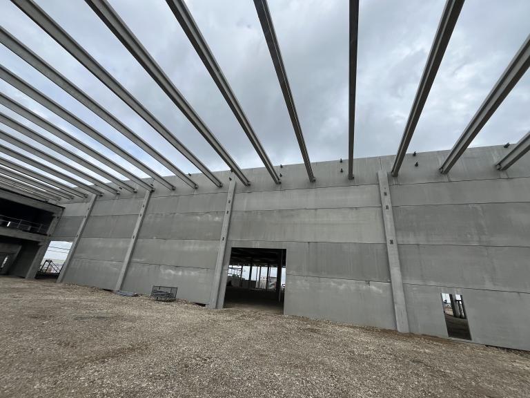 Escaliers acier 6 m hauteur projet logistique