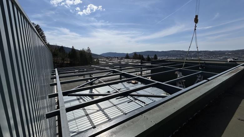 Surélévation showroom EDA Oyonnax KAPECI Acier