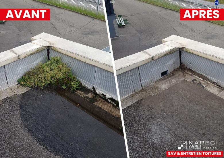 Recherche de fuite toiture métal à Lyon