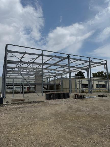 Plancher collaborant extension bureaux Miribel