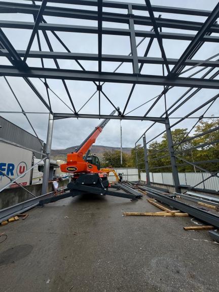 Structure métallique logistique Super U La Motte-Servolex