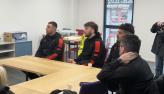 Échanges entre les équipes de KAPECI Acier et les joueurs d'Oyonnax Rugby sur la reconversion professionnelle