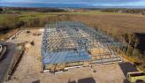 Structure acier 130 tonnes chantier industriel KAPECI Acier