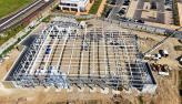 Construction du nouveau gymnase de Genas 69