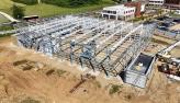 Charpente métallique de 102 tonnes à Genas