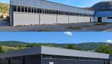 avant après rénovation bâtiment industriel Torcieu
