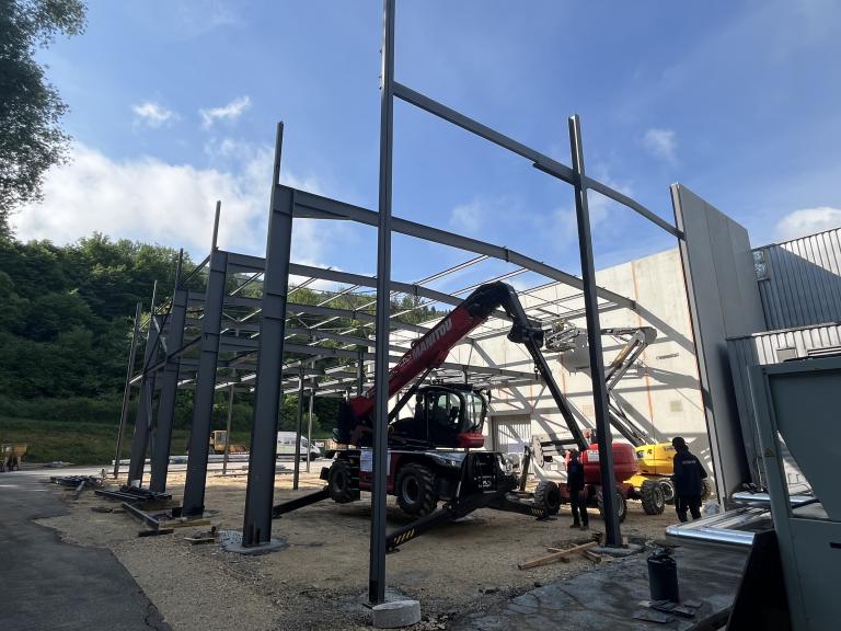 Réalisation KAPECI Acier structure métallique Chassal-Molinge