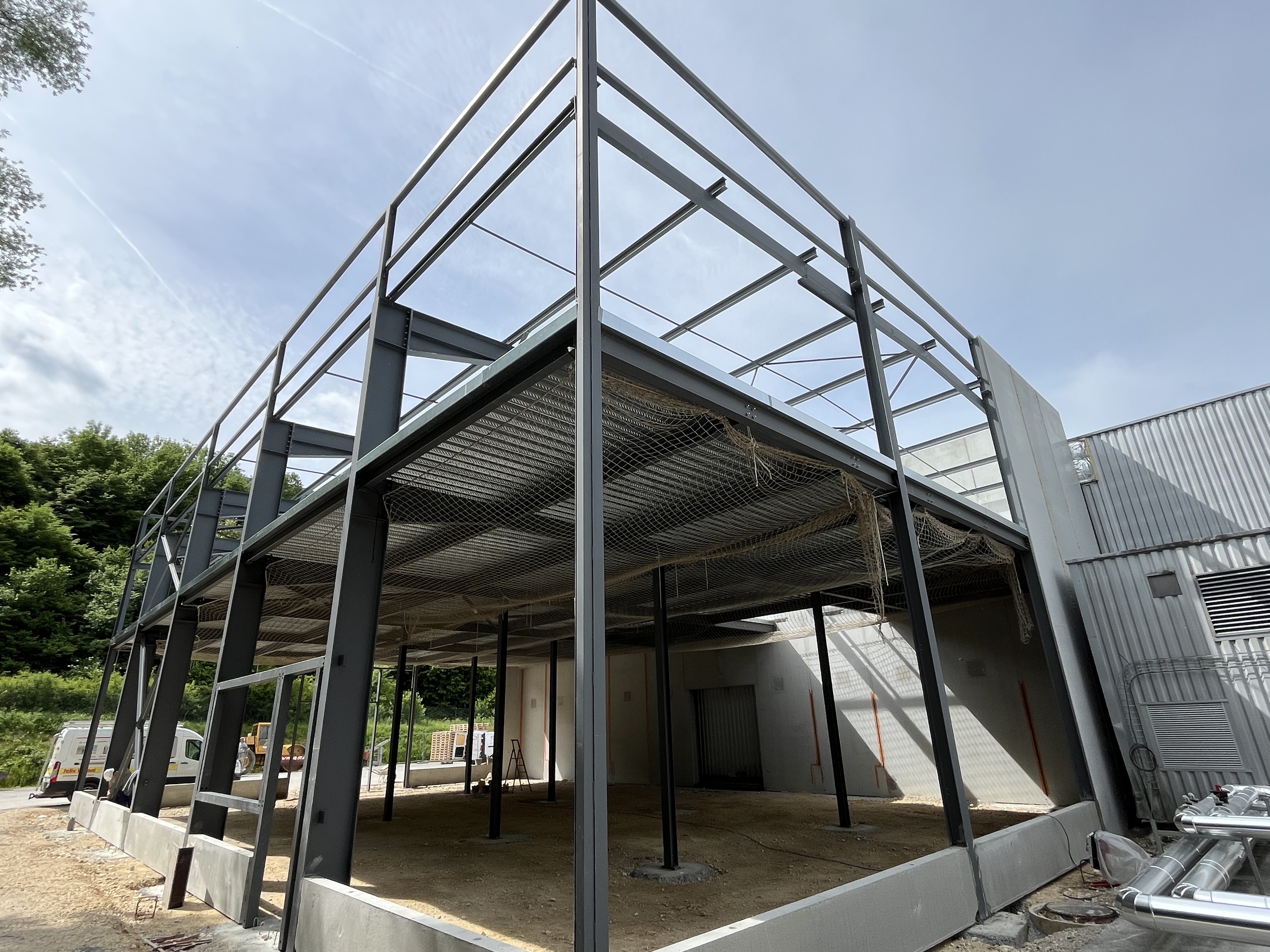 Plancher Collaborant Sur Structure Mtallique